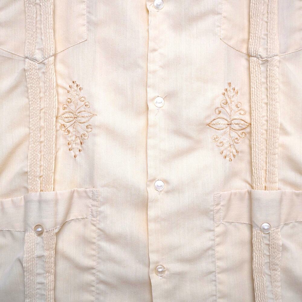 Vintage‎ Farah Embroidered Guayabera Shirt Cuban Style 42 - Picture 6 of 8